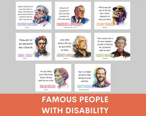 List Famous People With Disabilities
