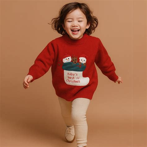 Little Surprise Box Kids Christmas Cardigan - Warmth | The Mom Store
