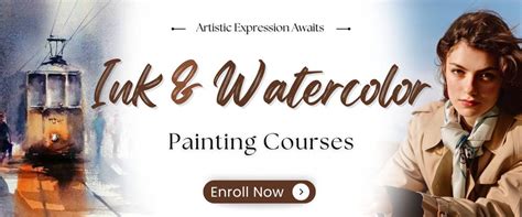 Enroll Ink & Watercolor Painting course & Classes in Delhi
