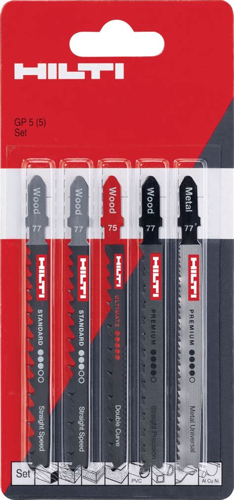 Sets of jig saw blades - Saw blades - Hilti India