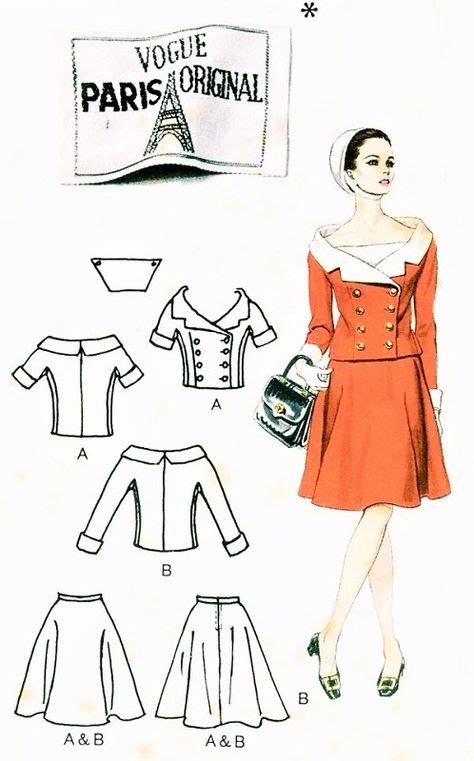 Vogue Pattern Tutorials 的图像结果