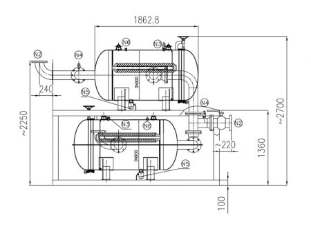 Image result for Horizontal Filter Pod