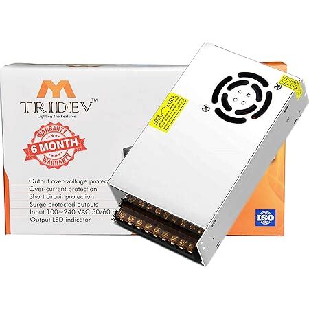 tridev traders DC 24V 10A 240W Power Supply Adapter Transformer Switch ...