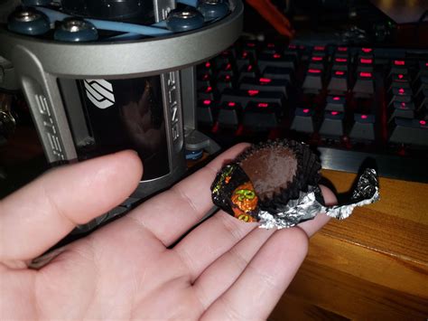 My Reese's dark chocolate miniature cup had two wrappers : r ...