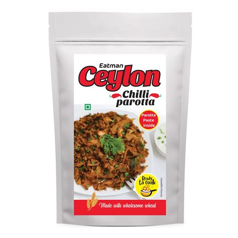 Eatman Ceylon Chilli Parotta Readymade Pack 175 gms, Made Using Whole ...