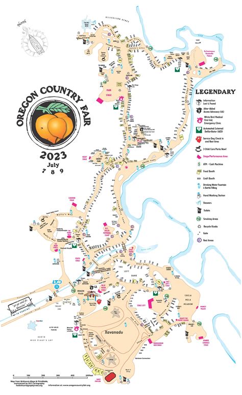 The Map - Oregon Country Fair