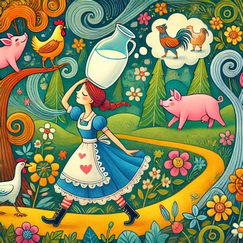 Cuento de La lechera - Pequeocio