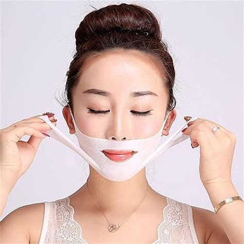 Buy v shaped slimming face mask chin up patch face lifting double chin ...