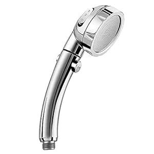 U2C Handheld Shower Head High Pressure Chrome 3 Spary Setting with ON ...