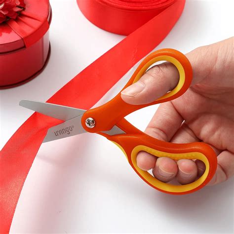 Buy LIVINGO 3 Pack 5” Kids Scissors, Left/Right Handed Blunt Stainless ...