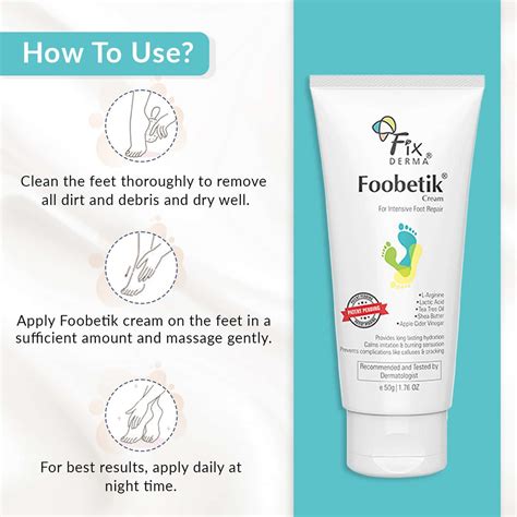 Buy FIXDERMA HEEL REPAIR FOOBETIK FOOT CREAM FOR NORMAL DIABETIC FOOT ...