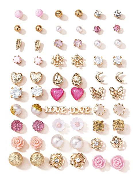 Shining Diva Fashion 30 Pairs Combo Set Latest Stylish Earrings for ...