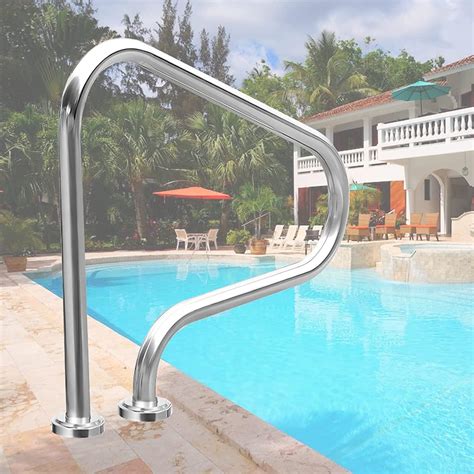 Amazon.com: Pool Handrail Pool Handrail with Screws, 304 Stainless ...