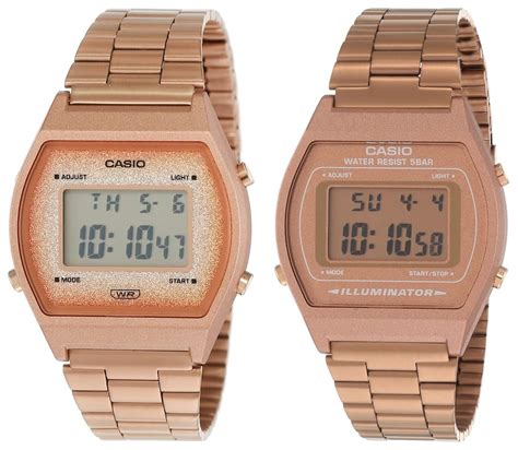 Buy Casio Vintage Series Digital Rose Gold Dial Women Watches ...