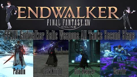 FFXIV Endwalker Relic Weapons All Tanks Second Stage - YouTube