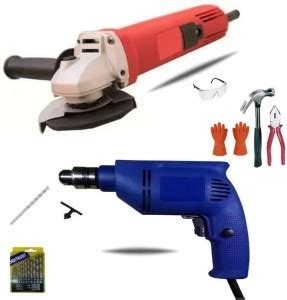 My Factor Angle Grinder with Drill Machine Combo Multicolor (DE55 ...