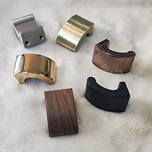 Handlier Brass Cashew Shape Door Pull Handle Knobs for Drawer ...