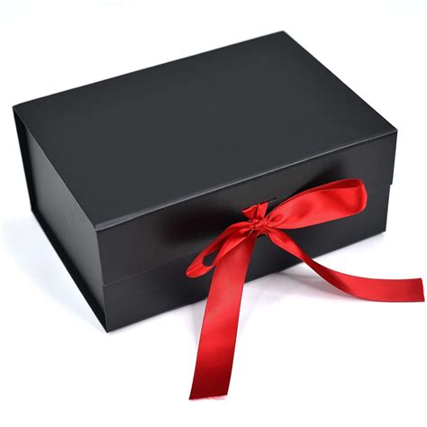 RBS® - Black Gift Boxes for Packaging (Empty) 23 x 16 x 10cm Holds upto ...