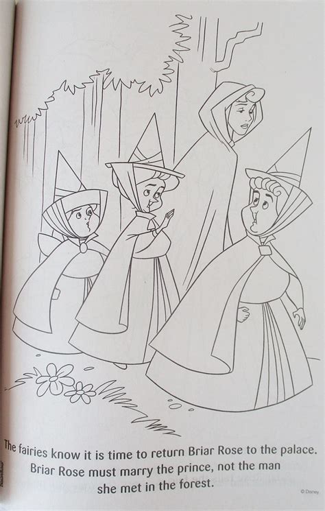 Sleeping Beauty Fairies Coloring Pages