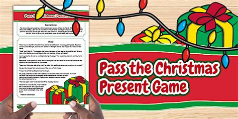 Pass the Christmas Present Game | Twinkl | Christmas Games