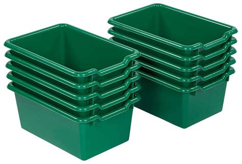 ECR4Kids ELR-0482-GN Scoop-Front Storage Bins, Easy-to-Grip Design ...