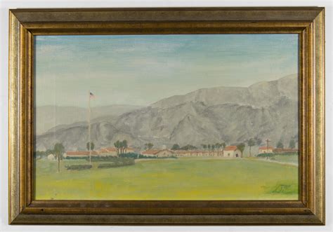 Lot - DWIGHT D. EISENHOWER ORIGINAL OIL PAINTING