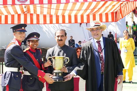 Himachal CM Sukhu encourages students at Lawrence School in Solan