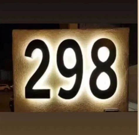 Image result for LED Number Sign