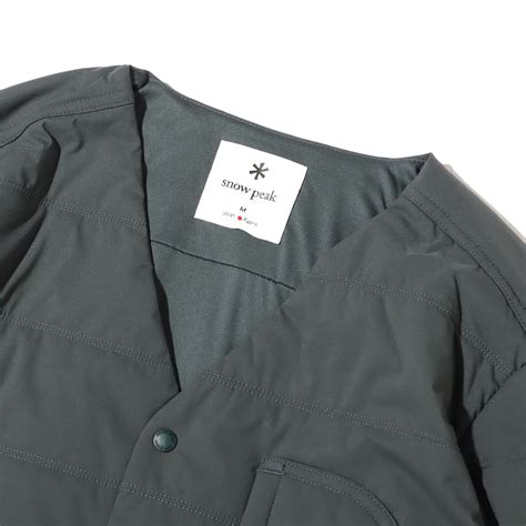 snow peak Flexible Insulated Cardigan Forestgreen 22FA-I（スノーピーク フレキシブル ...