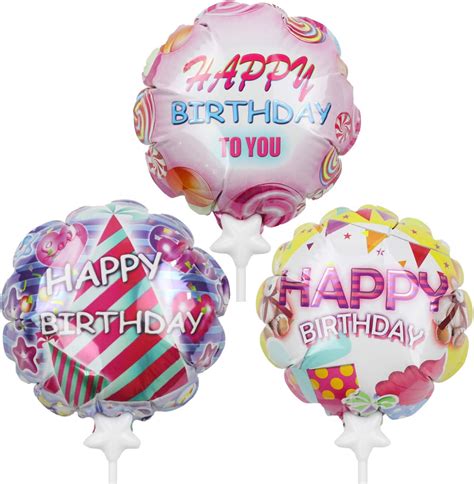 Amazon.com: Self Inflating Happy Birthday Balloons. Simply Press to ...