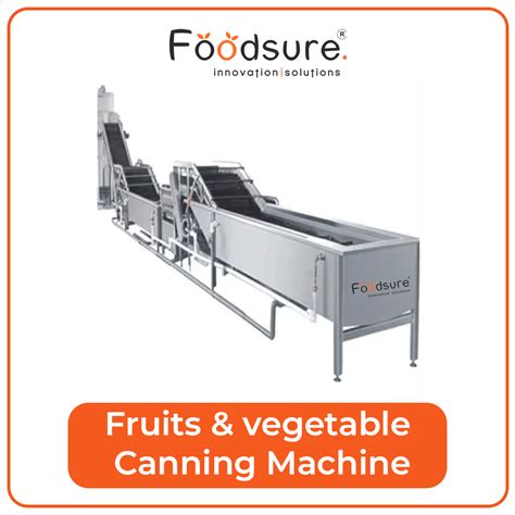 Fruits & Vegetable Canning Machine for Quality Output