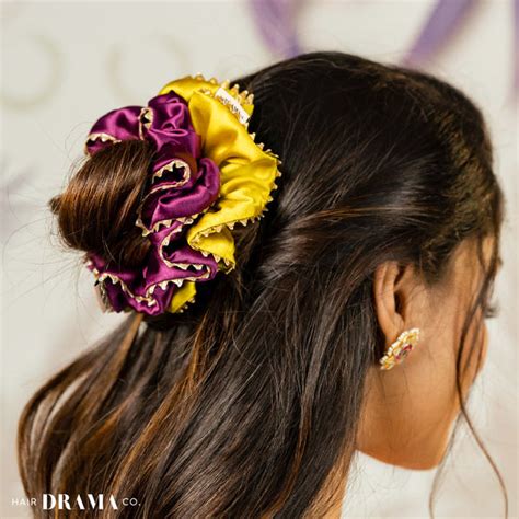 Gota Patti Scrunchies – Hair Drama Company