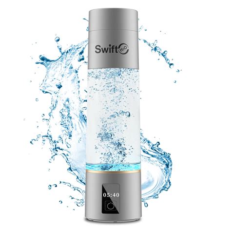 SwiftH2O Hydrogen Water Bottle with PEM SPE Technology, PEM ...