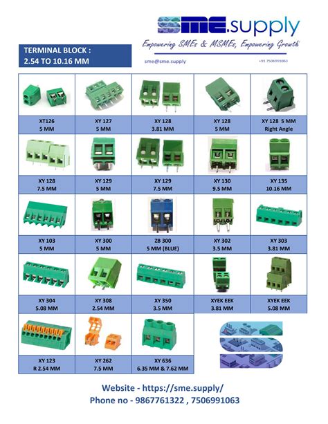 Connectors & Terminal Blocks - Secure and Efficient Electrical Connections | SME Supply
