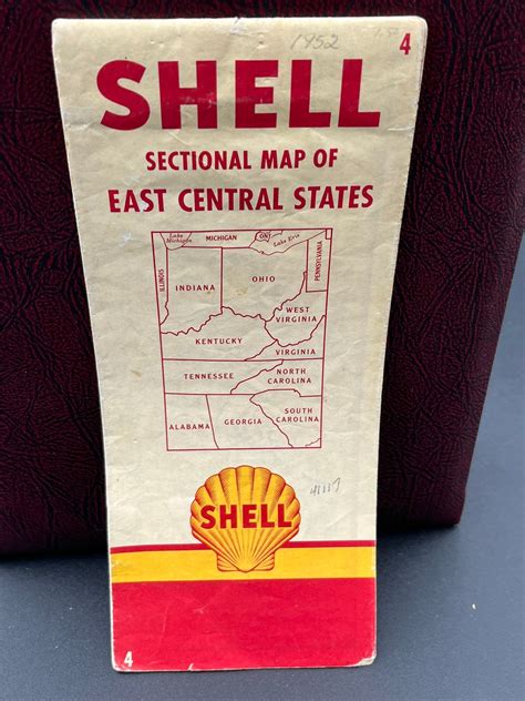 Shell Sectional Map of East Central States – History Bound