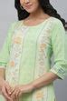 Buy Green Floral Printed Cotton Kurta Online for Woman | Shop for Aurelia