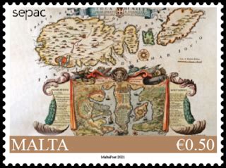 Historical Maps – Malta , Monaco & Liechtenstein- SEPAC 2021. – Stamp ...