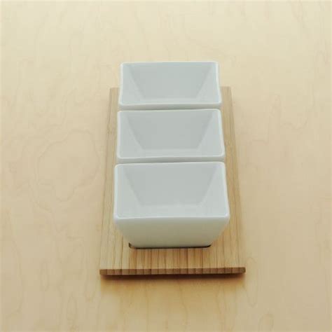 Buy Food Network 4-pc. Square Bowl & Bamboo Serving Tray Set Online at ...