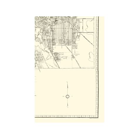 Historic City Map - San Antonio Texas - National 1930 - 23 x 35.15 - V ...