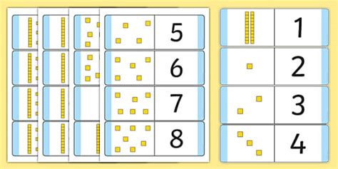 Numbers 1-20 Loop Cards with Dienes