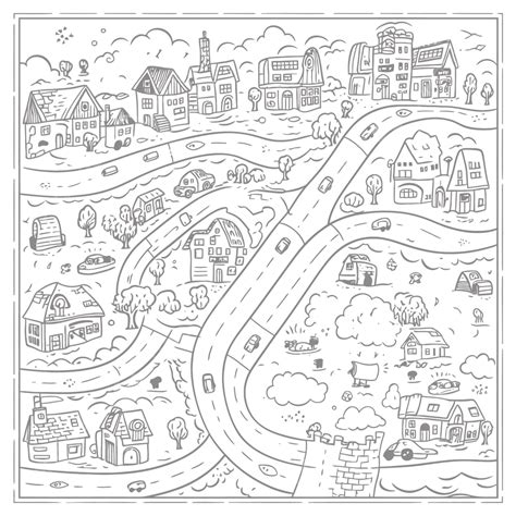 City Scenes Coloring Pages [2025]