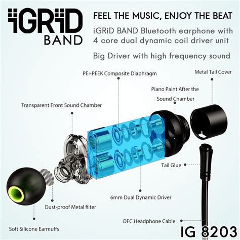 iGRiD Wireless Earphones -IG8203 – iGRiDstore