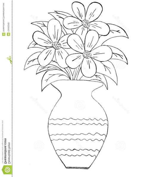 Vase Drawing For Kids at PaintingValley.com | Explore collection of ...