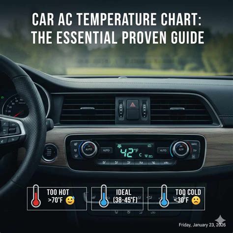 Car Ac Temperature Chart: The Essential Proven Guide