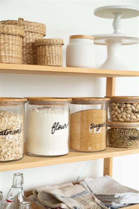 Create Beautiful, Hand-Lettered Labels On Glass Storage Jars