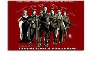 Hollywood Movie Poster - Inglourious Basterds - Brad Pitt & All ...