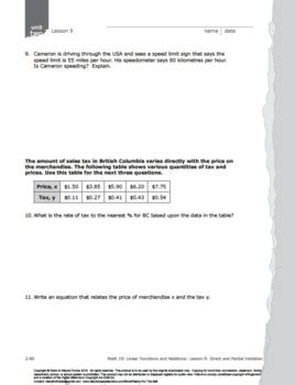 Image result for Linear Relation Direct or Partial Variation