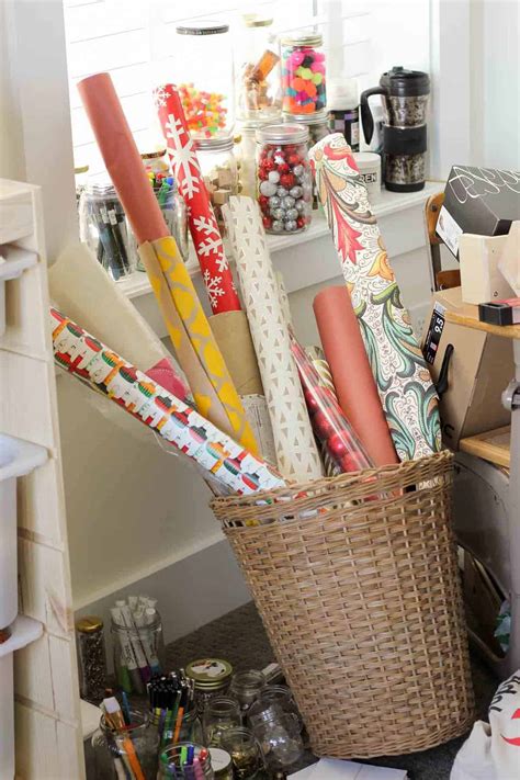 Image result for Wrapping Paper Storage