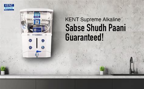 KENT Supreme Alkaline RO Water Purifier|RO+UV+UF+Alkaline+TDS Control ...
