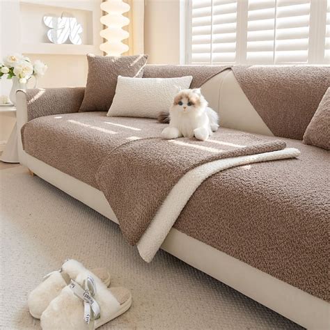 Sofa Cover Mat for 1/2/3-Seater Pet Friendly L-Shaped Sofas Quilted ...